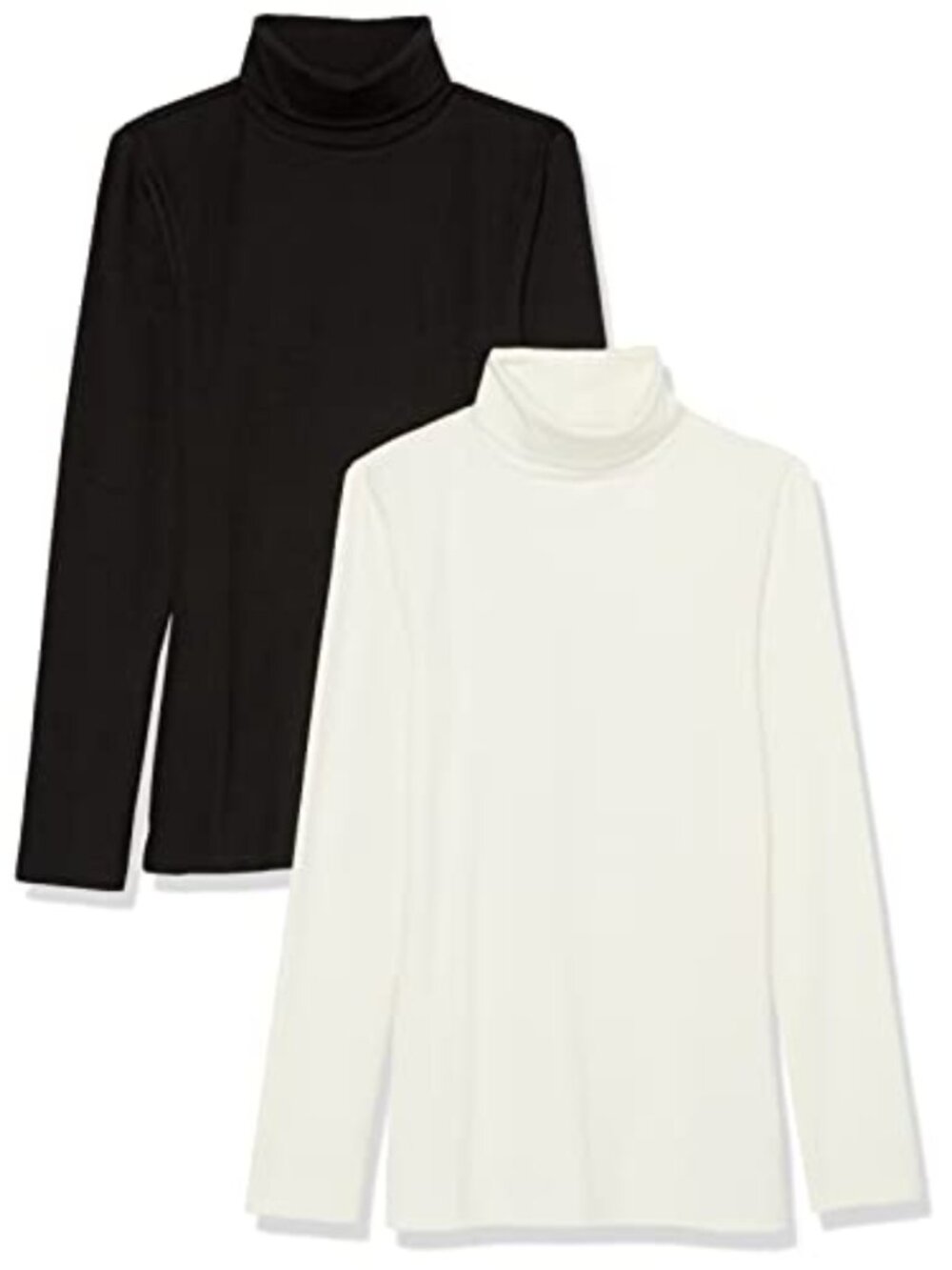Slim Fit Long Sleeve Rib Knit Turtleneck Layering Top